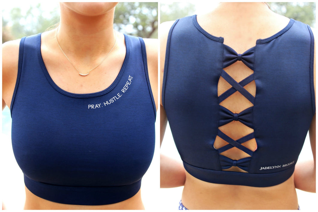 Reversable Navy Sports Top