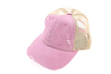 Stone Washed Mesh Back Cotton Cap