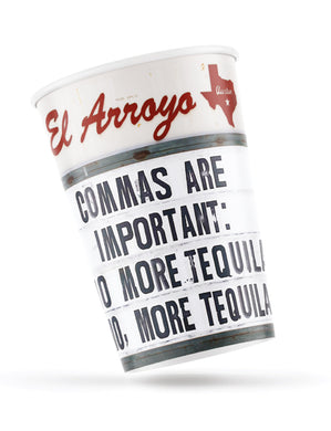 Commas are Important Party Cups