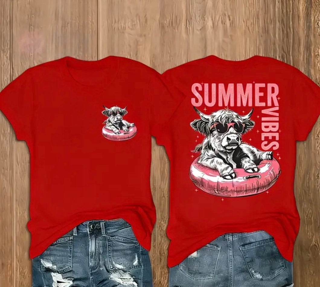 Red Summer Vibes Tee