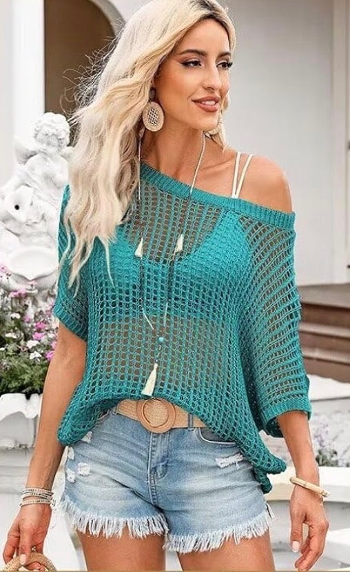 Coastal Breeze Crochet Top