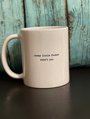 Nosey Coffee Mug